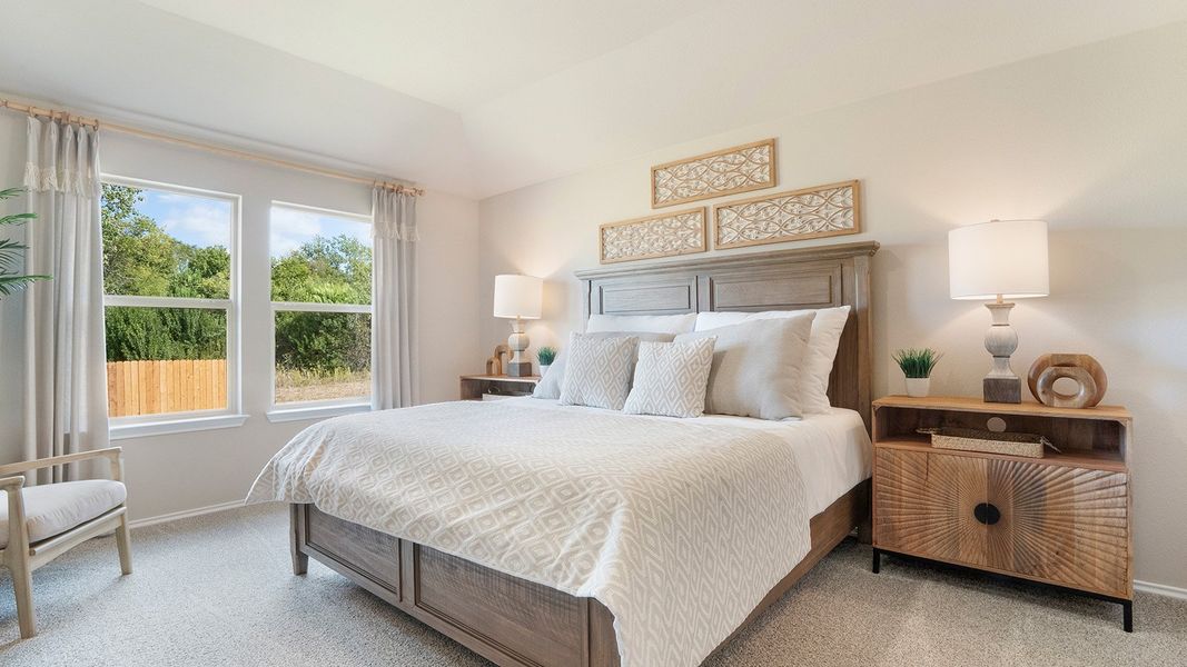 Furnished interior in a model home at Pecan Creek in Temple (Image 14).