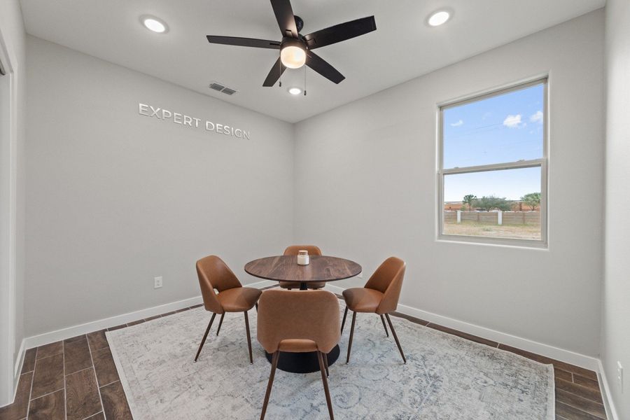 Furnished interior in a model home at The Heights at Riverbend II in Brownsville (Image 27).