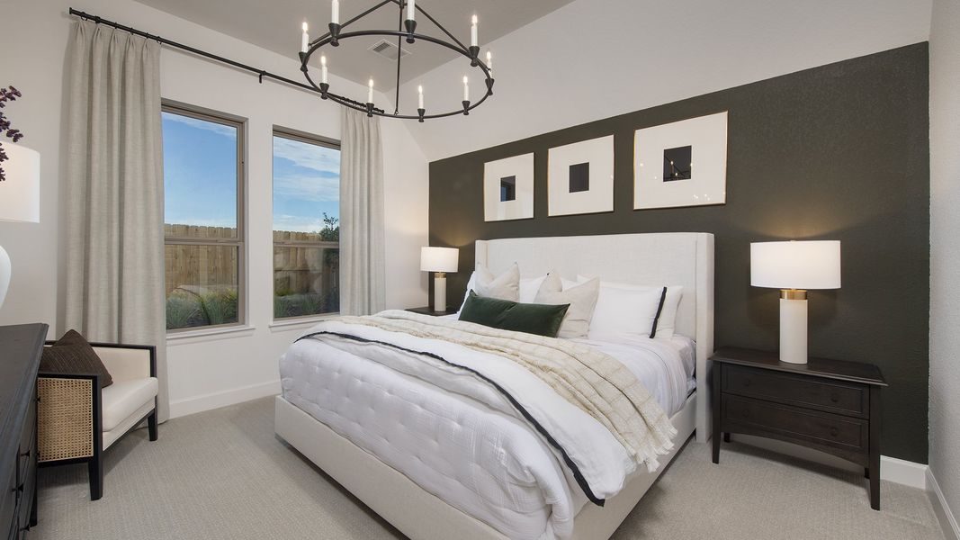 Furnished interior in a model home at Wildtree 40' in Magnolia (Image 8). Furnished interior in a model home at Wildtree 40' in Magnolia (Image 8).