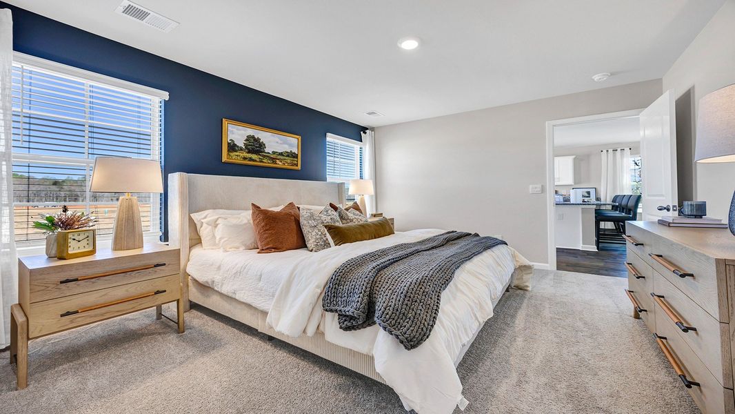 Furnished interior in a model home at The Park at Wilkinson in Orangeburg (Image 7).