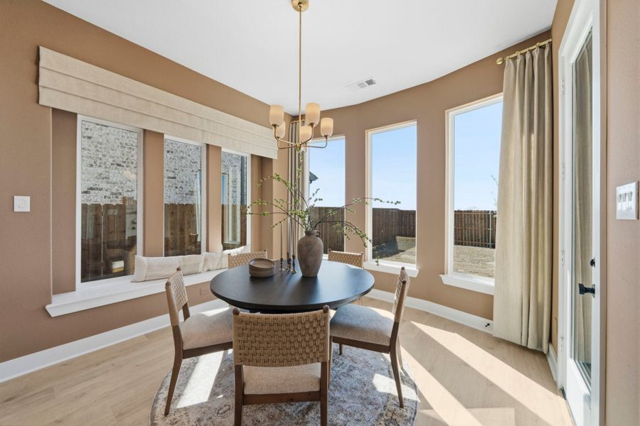 Furnished interior in a model home at Chaparral Park in Oak Point (Image 35).