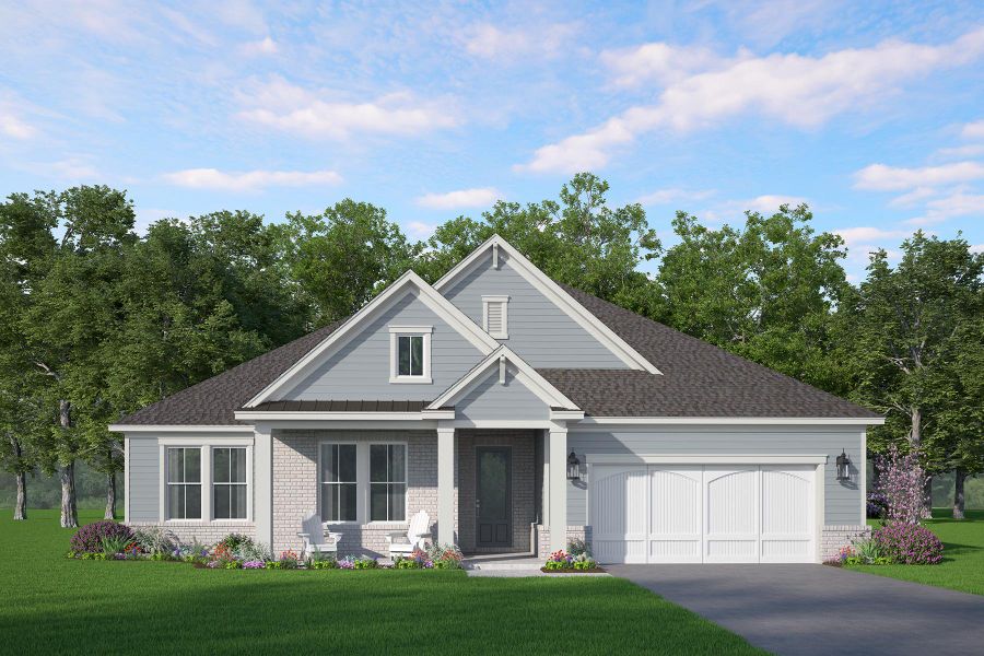 Front exterior of a home in the Bay Creek Overlook community, located in Loganville, GA (Image 8).