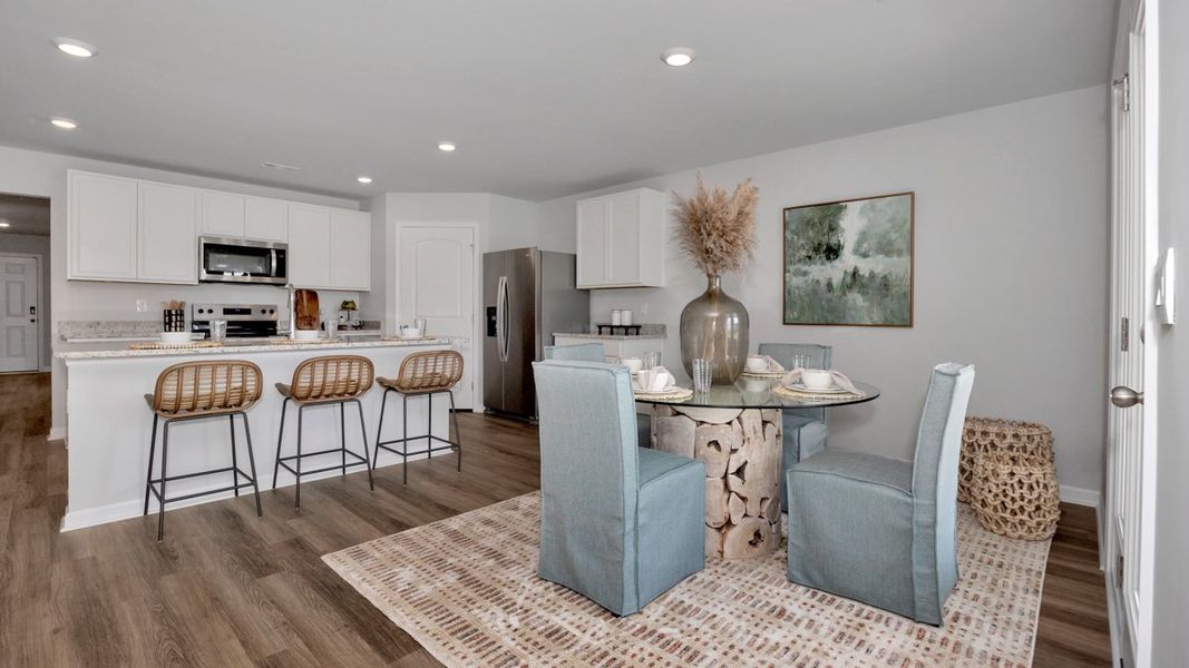 Furnished interior in a model home at Bailey Park in Fayetteville (Image 23).