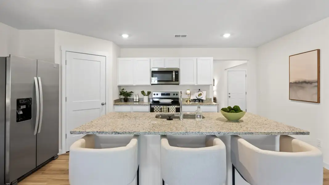 Furnished interior in a model home at Morgan Farms in Ooltewah (Image 16).