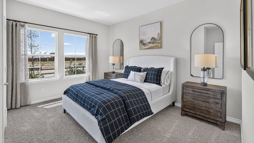Furnished interior in a model home at Windchime in Celina (Image 28). Furnished interior in a model home at Windchime in Celina (Image 28).
