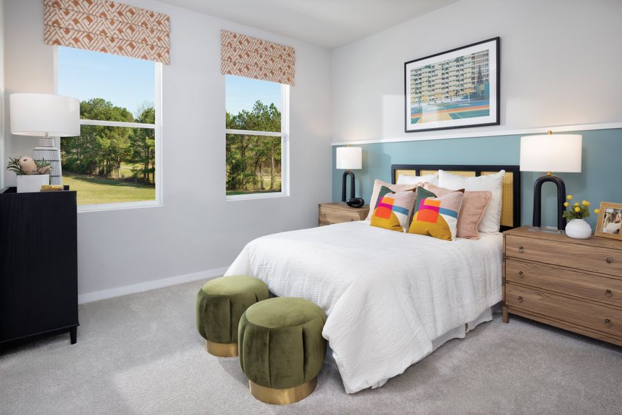 Furnished interior in a model home at Rye Ranch – Classic Series in Parrish (Image 11).
