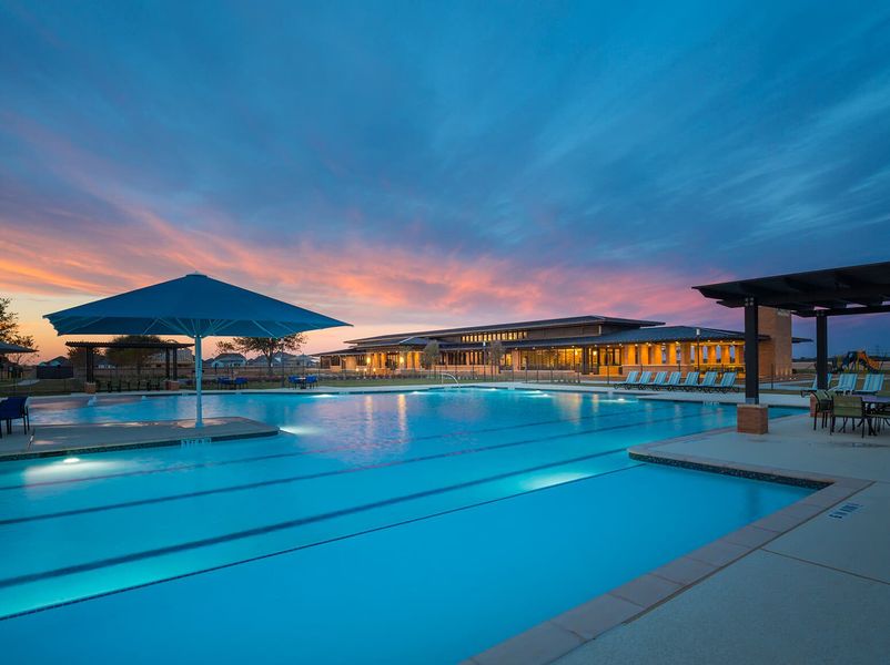 Elyson House Pool Sunset