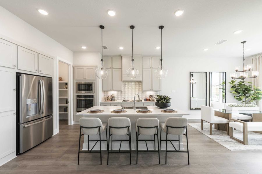 Furnished interior in a model home at Tompkins Reserve in Katy (Image 12). Furnished interior in a model home at Tompkins Reserve in Katy (Image 12).