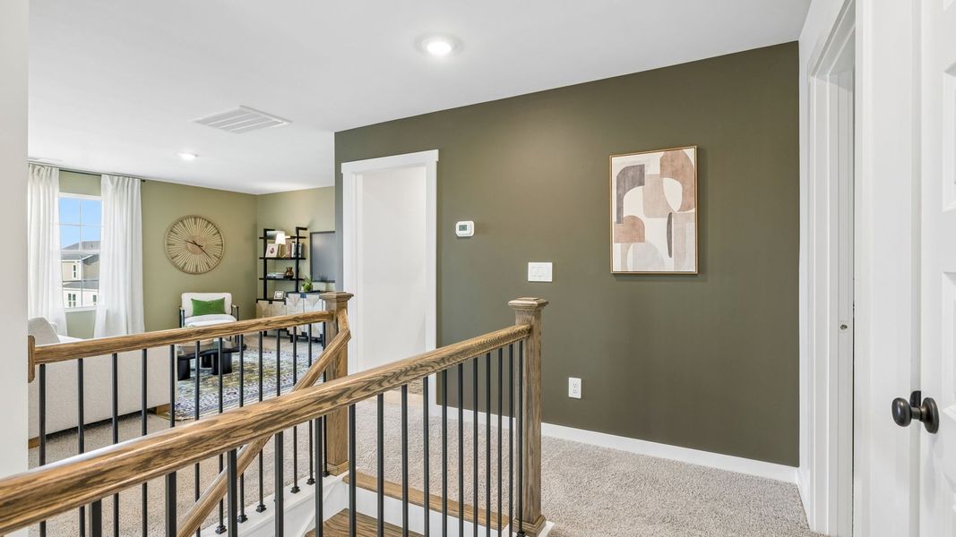 Furnished interior in a model home at Reserve at Hickory Ridge in Columbia (Image 101).