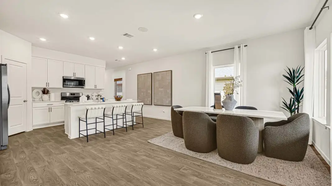 Furnished interior in a model home at Reverie Ranch in Arcola (Image 11).