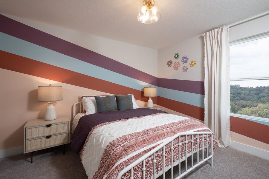 Furnished interior in a model home at Cannon Ranch in Dripping Springs (Image 12).