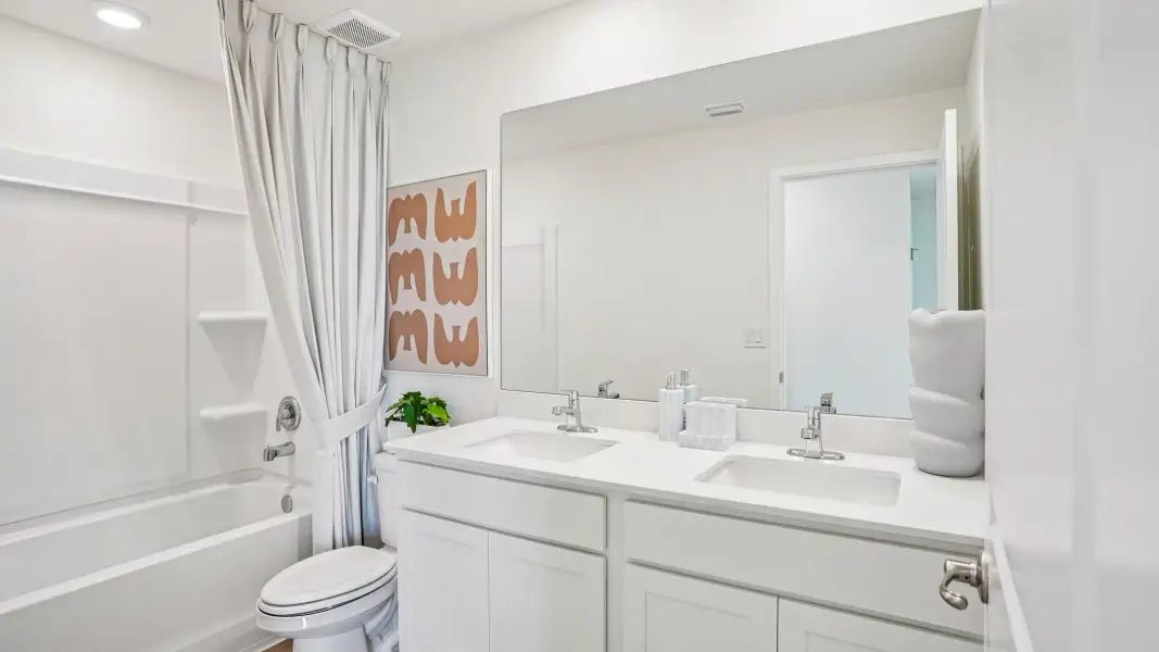 Furnished interior in a model home at Westwood Trails in Ocala (Image 19). Furnished interior in a model home at Westwood Trails in Ocala (Image 19).