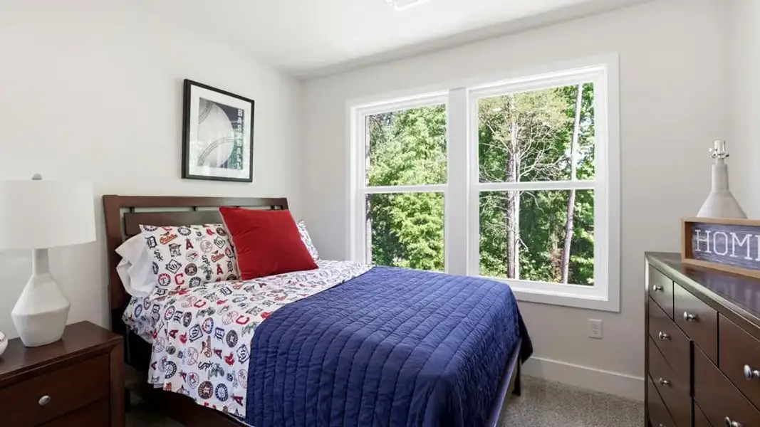 Furnished interior in a model home at Ashmore Hills in Mauldin (Image 22).