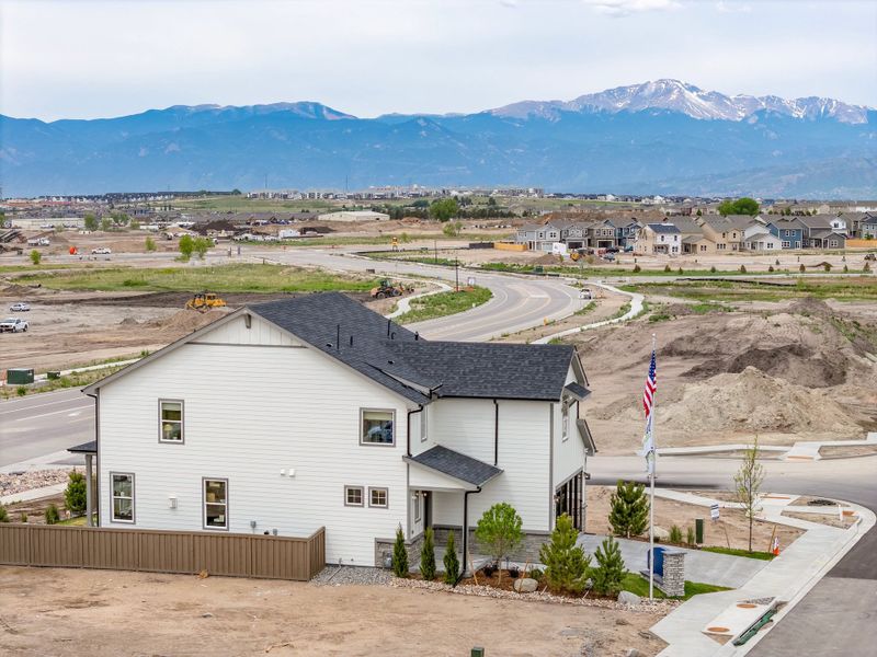 American Legend Homes' 40' Model in Sterling Ranch - Rear Elevation American Legend Homes' 40' Model in Sterling Ranch - Rear Elevation