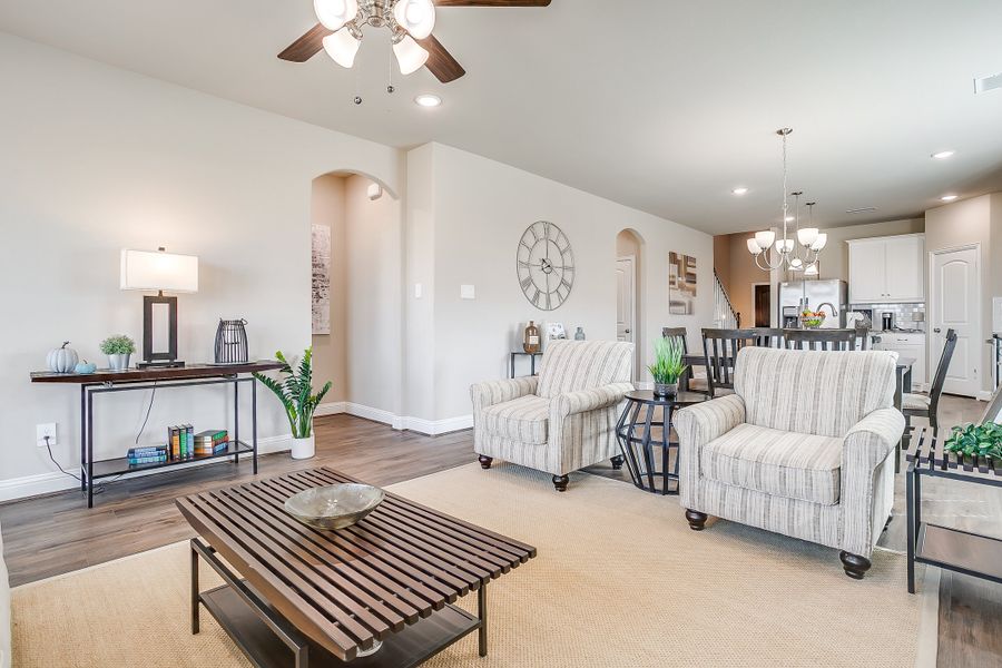 Furnished interior in a model home at Summerwood in Red Oak (Image 49). Furnished interior in a model home at Summerwood in Red Oak (Image 49).