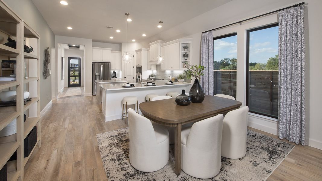 Furnished interior in a model home at Juniper Springs 45' in Lockhart (Image 6).