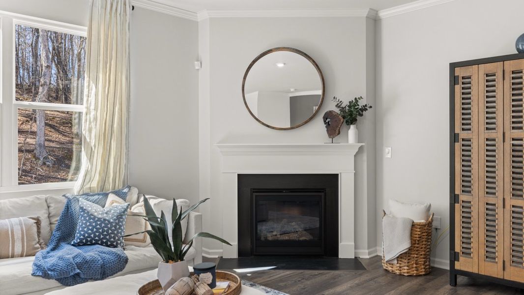 Furnished interior in a model home at Falcon Landing in Gainesville (Image 31).