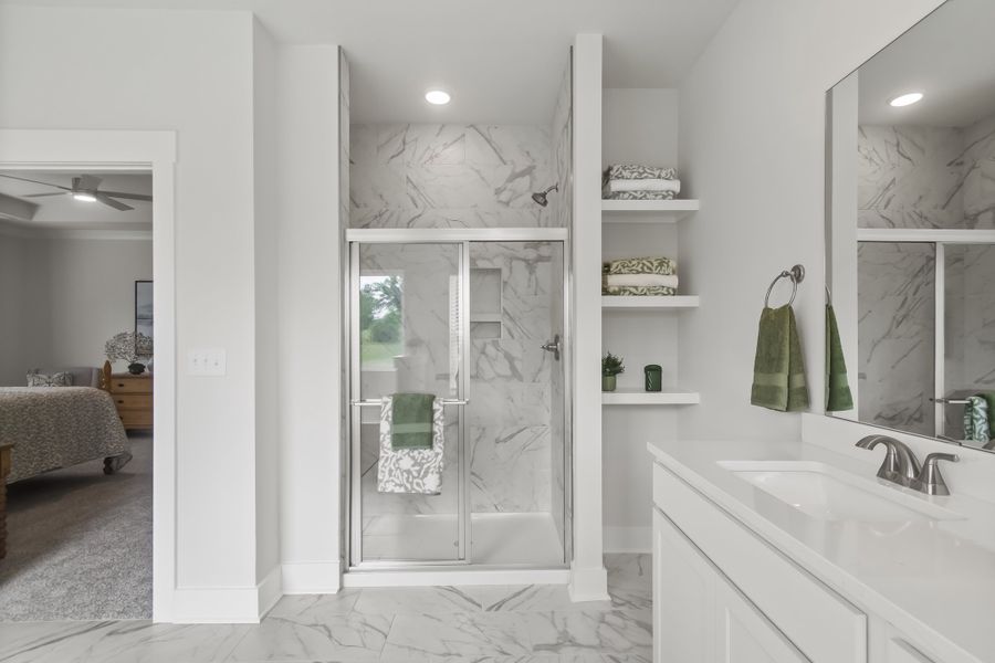 Furnished interior in a model home at Foxbank in Gray Court (Image 35). Furnished interior in a model home at Foxbank in Gray Court (Image 35).