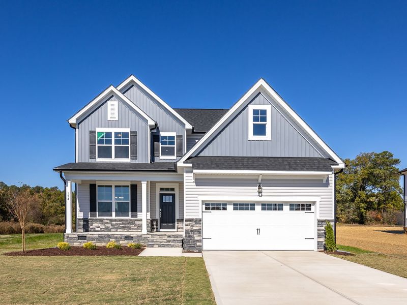 Front exterior of a home in the Wellers Knoll community, located in Lillington, NC (Image 9).