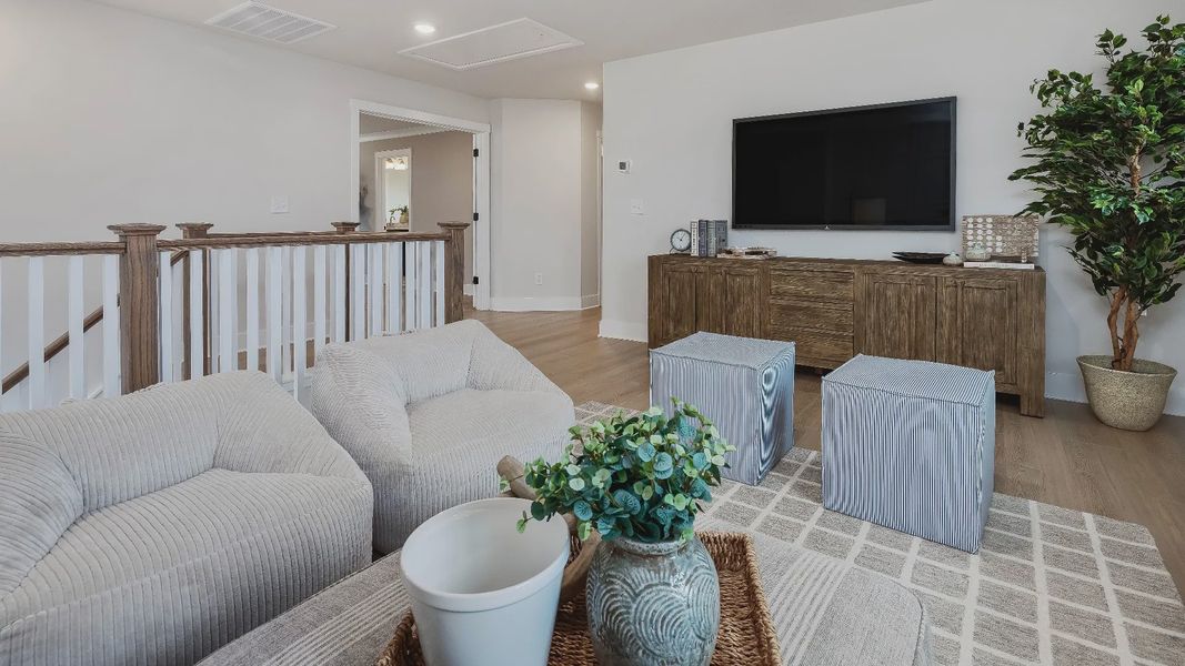 Furnished interior in a model home at Owen Park in Gibsonville (Image 27).