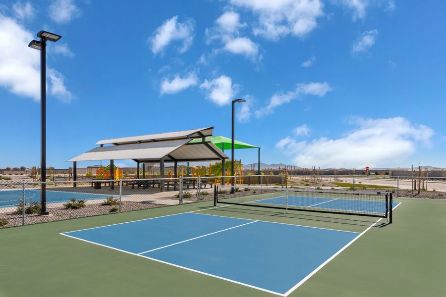 Community Park - Pickleball Courts | The Grove at Citrus Park | New Homes in Goodyear, AZ | Landsea Homes