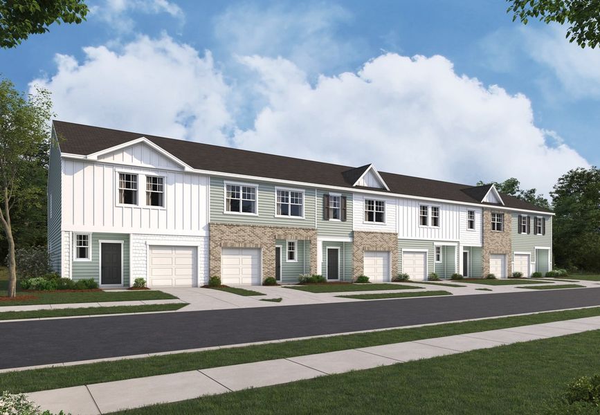 Front exterior of a home in the Magnolia Ridge community, located in Greensboro, NC (Image 2).