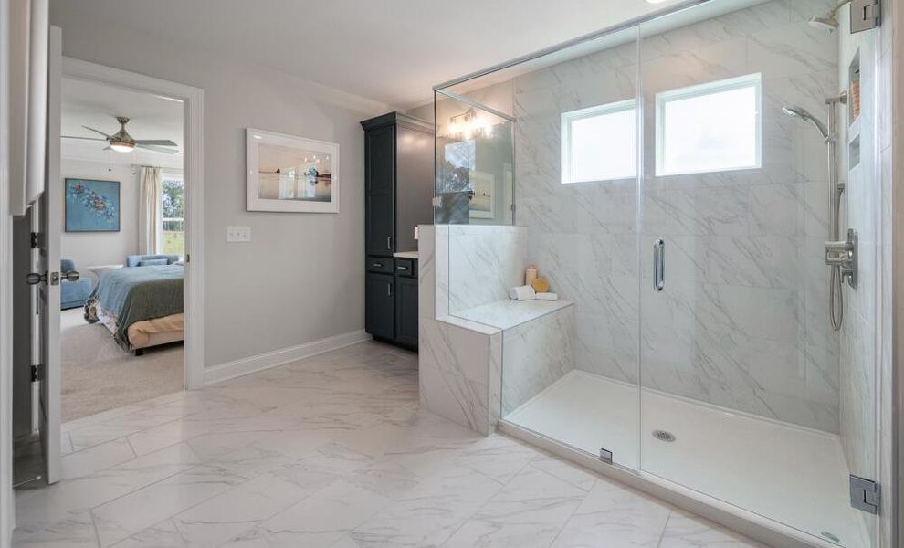 Furnished interior in a model home at Parker's Preserve in Ridgeville (Image 33).