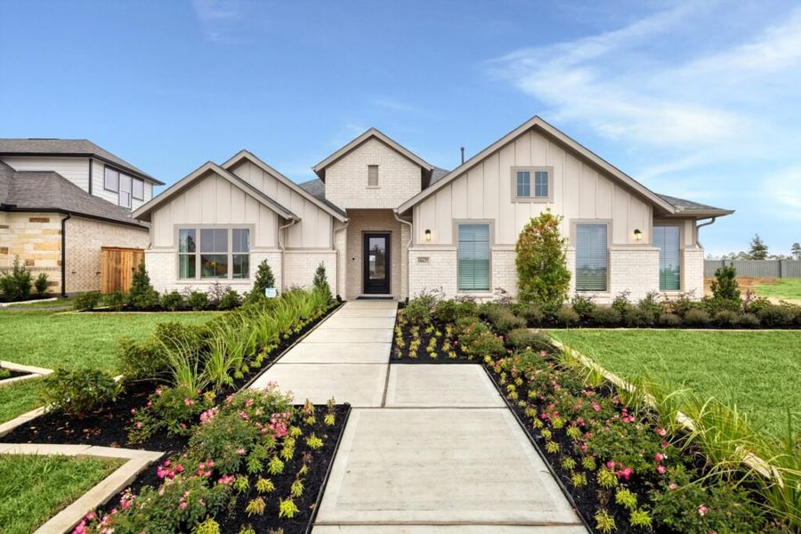 Front exterior of a home in the Sundance Cove community, located in Crosby, TX (Image 3).