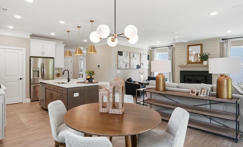 Furnished interior in a model home at Highland Bluff in Aiken (Image 4).