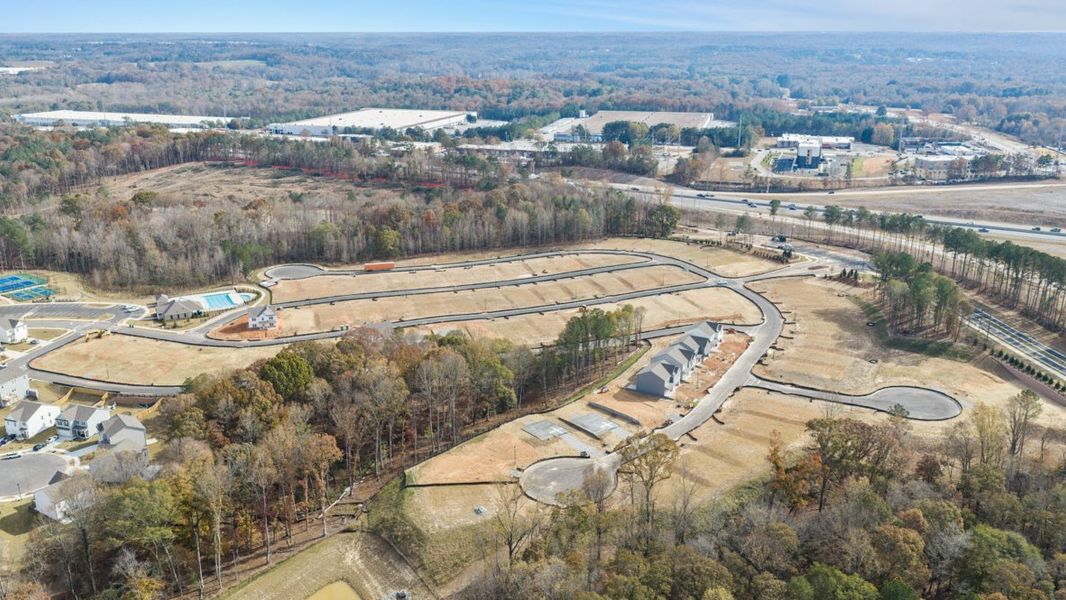 Site preparation and early development at Braselton Village in Braselton, GA (Image 56).