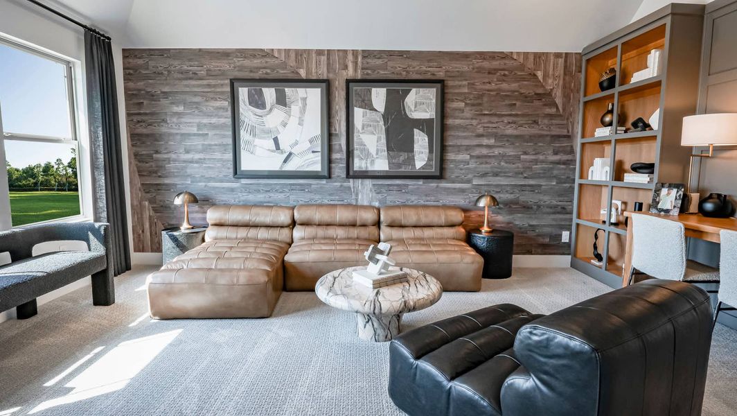 Furnished interior in a model home at Shady Valley Estates in Midlothian (Image 4).