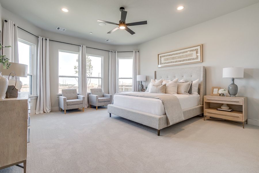 Furnished interior in a model home at The Retreat in Waxahachie (Image 8). Furnished interior in a model home at The Retreat in Waxahachie (Image 8).