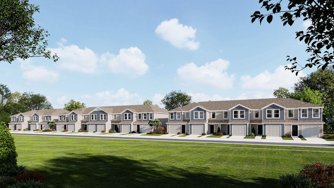 Grandview Townhomes Streetscape Elevation B Grandview Townhomes Streetscape Elevation B