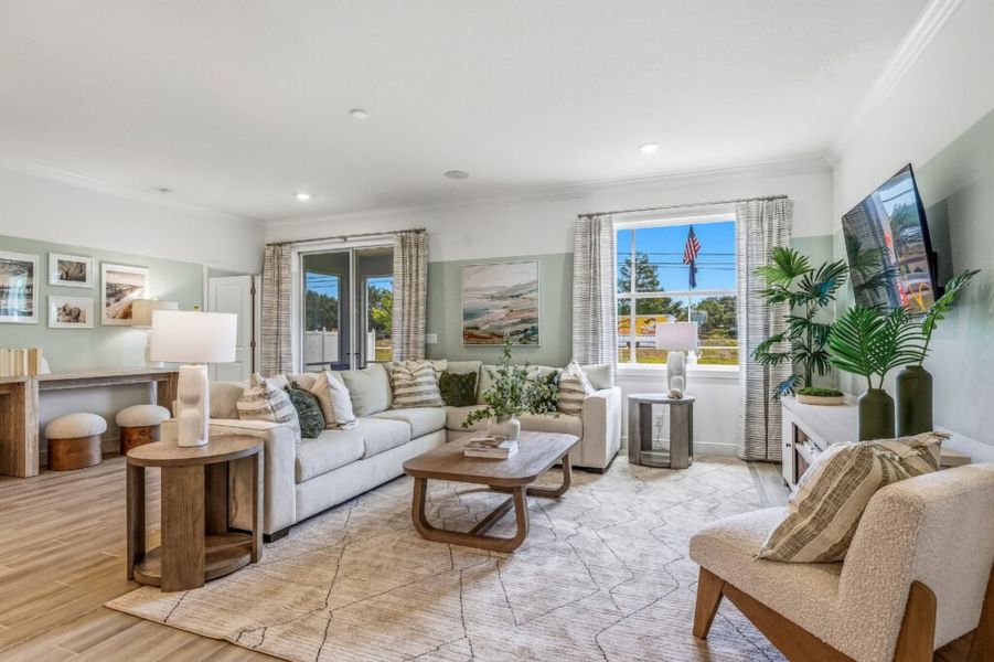 Furnished interior in a model home at Port Saint Lucie in Port St. Lucie (Image 20).