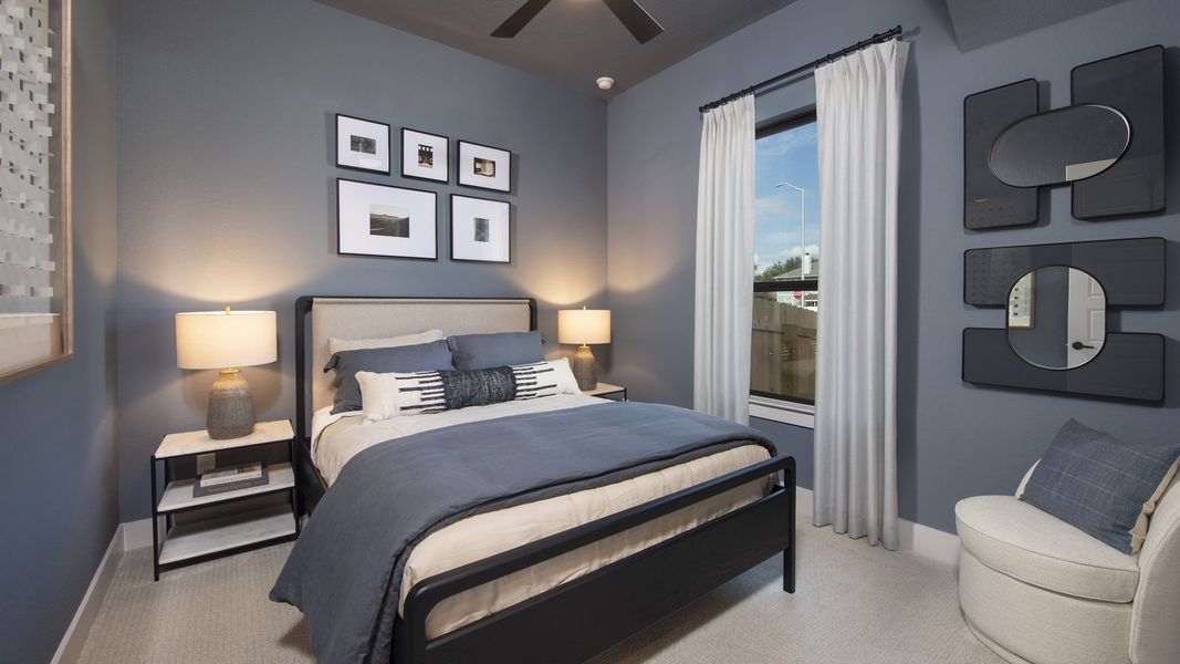 Furnished interior in a model home at Cibolo Valley Heights 65' in Cibolo (Image 20).