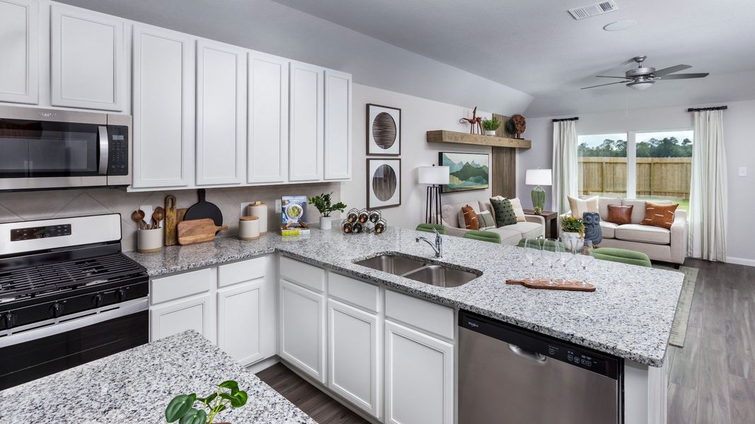 Granger Pines Model Home Kitchen