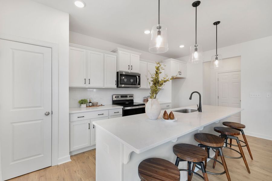 Furnished interior in a model home at Masons Mill in Erwin (Image 2). Furnished interior in a model home at Masons Mill in Erwin (Image 2).