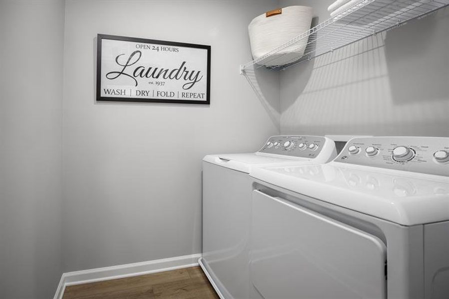 Enjoy a hassle-free move with included washer, dryer, and kitchen appliances. Enjoy a hassle-free move with included washer, dryer, and kitchen appliances.
