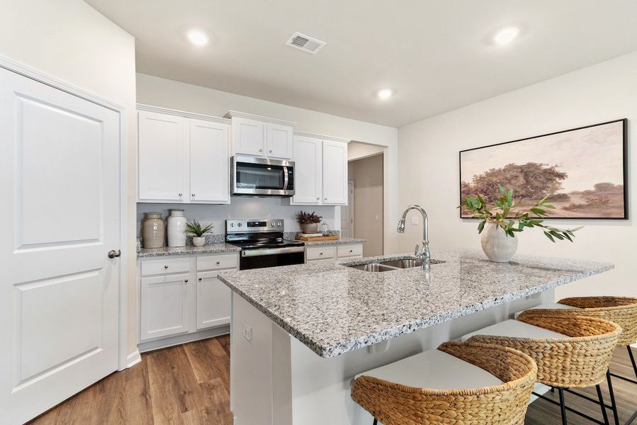 Furnished interior in a model home at Summerville in Darlington (Image 28).