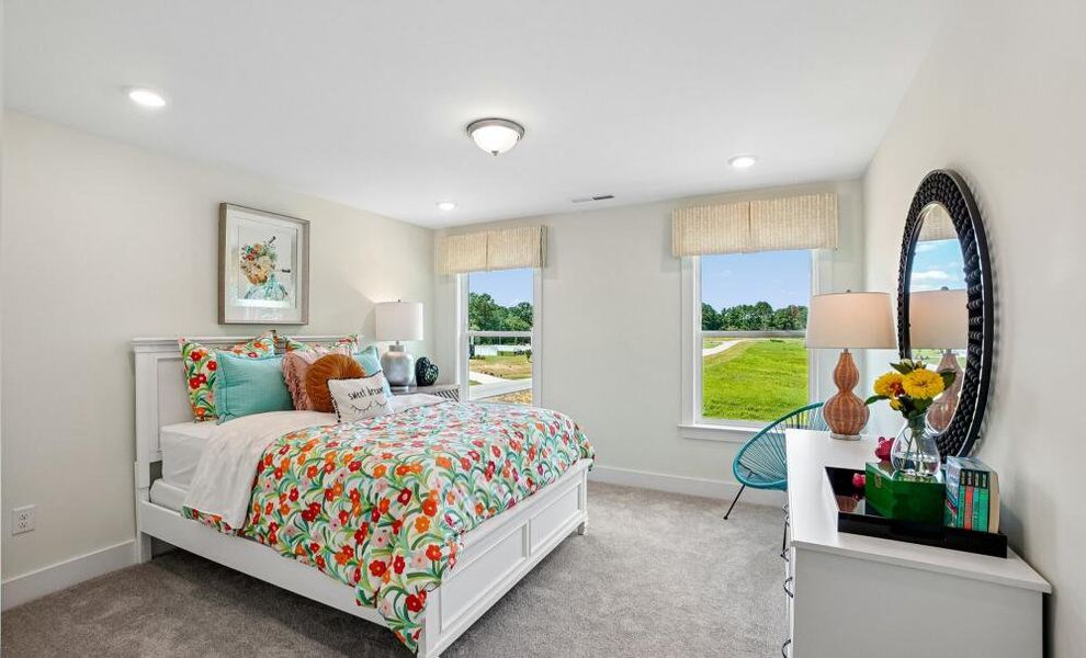Furnished interior in a model home at High Springs in Clayton (Image 30).