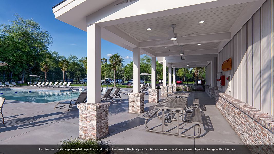 Resort Style Pool and Covered Cabana!
