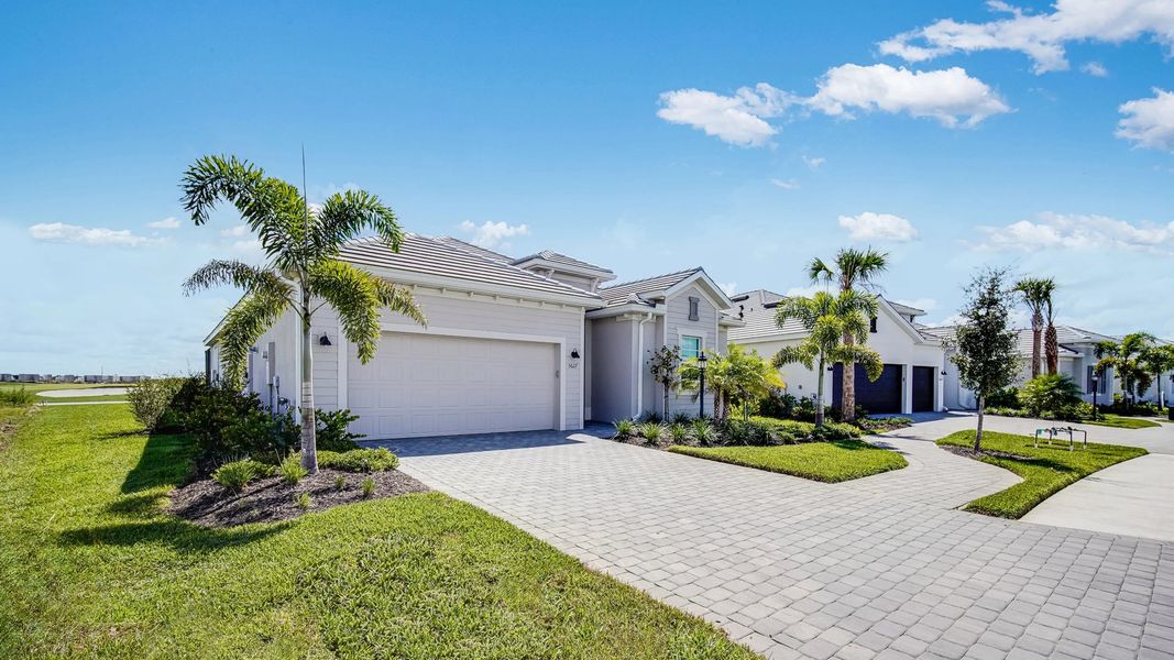 Executive Homes at Calusa Country Club Streetscape Executive Homes at Calusa Country Club Streetscape