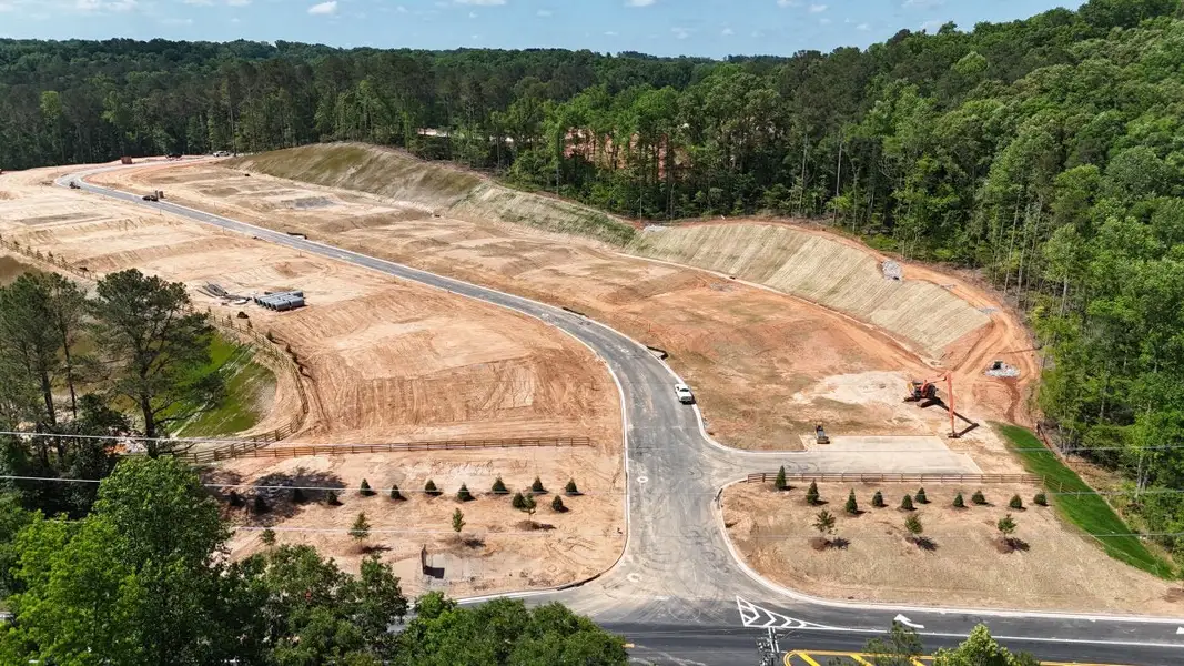 Site preparation and early development at Brookshale in Cumming, GA (Image 35).