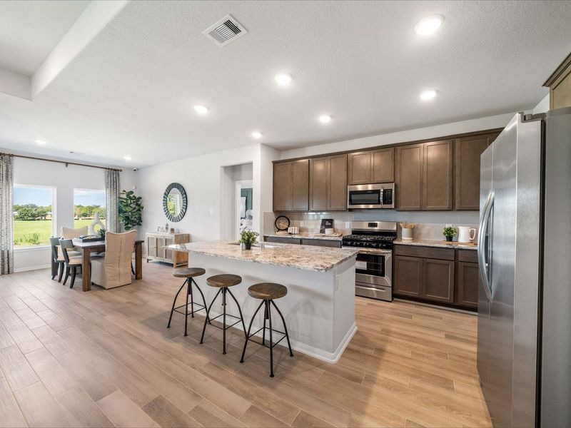 Furnished interior in a model home at Windmill Estates in Magnolia (Image 18).