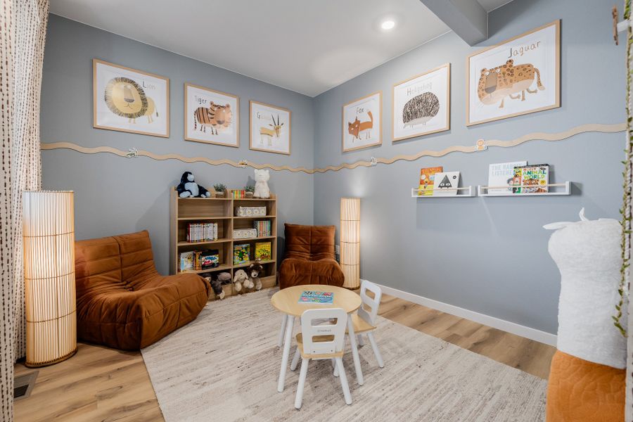 Furnished interior in a model home at Painted Prairie in Aurora (Image 69).