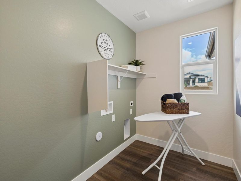 Furnished interior in a model home at South Ranch Western Collection in Prescott (Image 23).