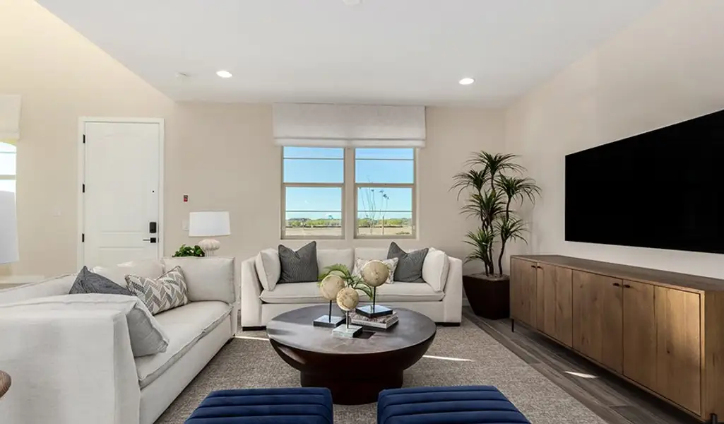 Furnished interior in a model home at Fusion at Blossom Rock in Apache Junction (Image 10).