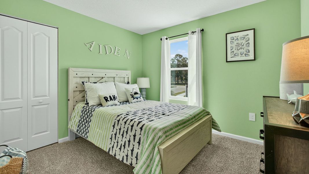 Furnished interior in a model home at Trout River in Jacksonville (Image 15).