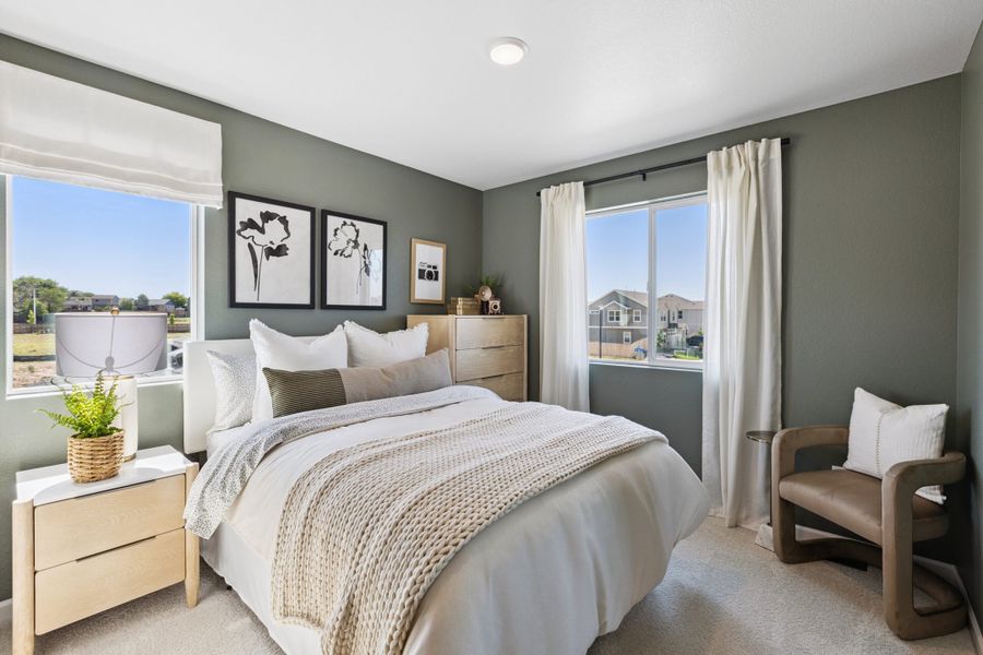 Furnished interior in a model home at Cherry Meadows in Brighton (Image 33). Furnished interior in a model home at Cherry Meadows in Brighton (Image 33).