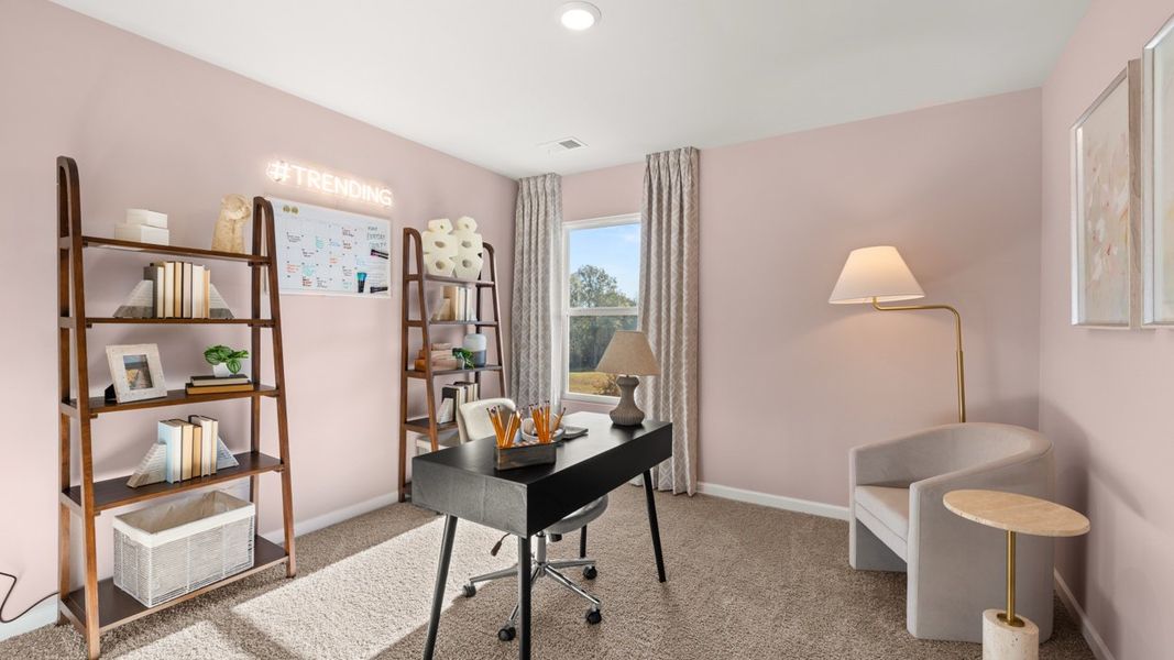 Furnished interior in a model home at Brookland Commons in Monroe (Image 20).